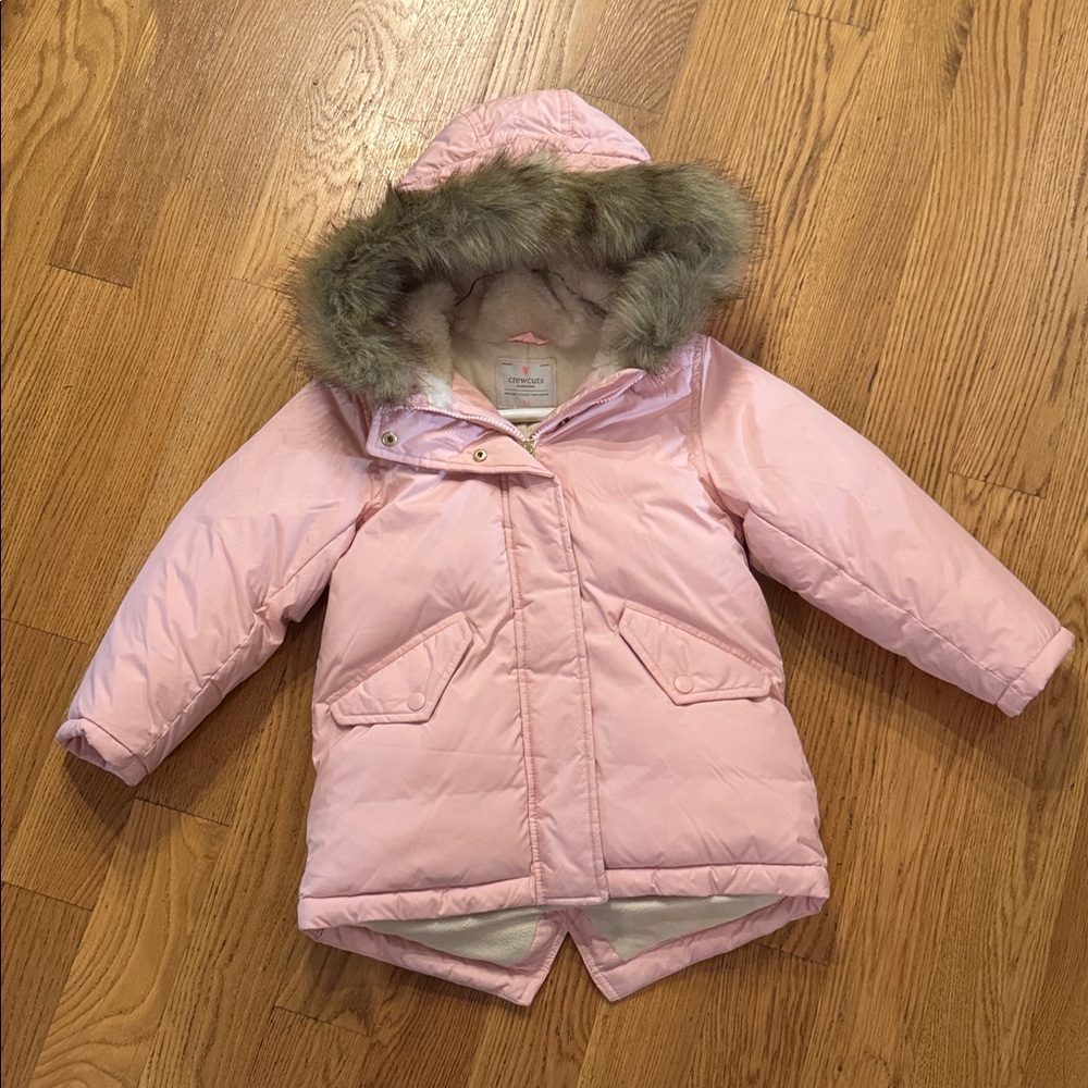 Crewcuts Girls' puffer jacket with PrimaLoft, size XS